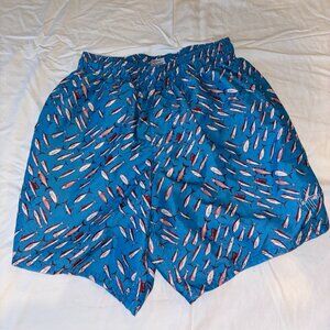 Guy Harvey Fish Print Swim Trunks - Size S - Gently Used
